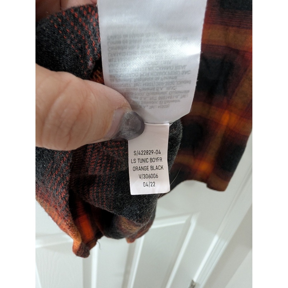 Old Navy, XL, The Boyfriend‎ Shirt, Taylor Swift Evermore, Plaid Flannel - Picture 5 of 5